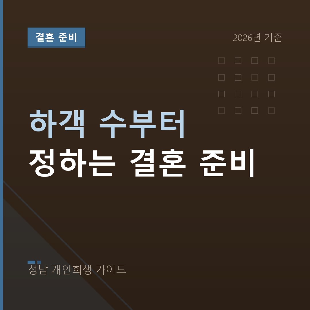 결혼 준비 하객 수 추정과 예산 우선순위